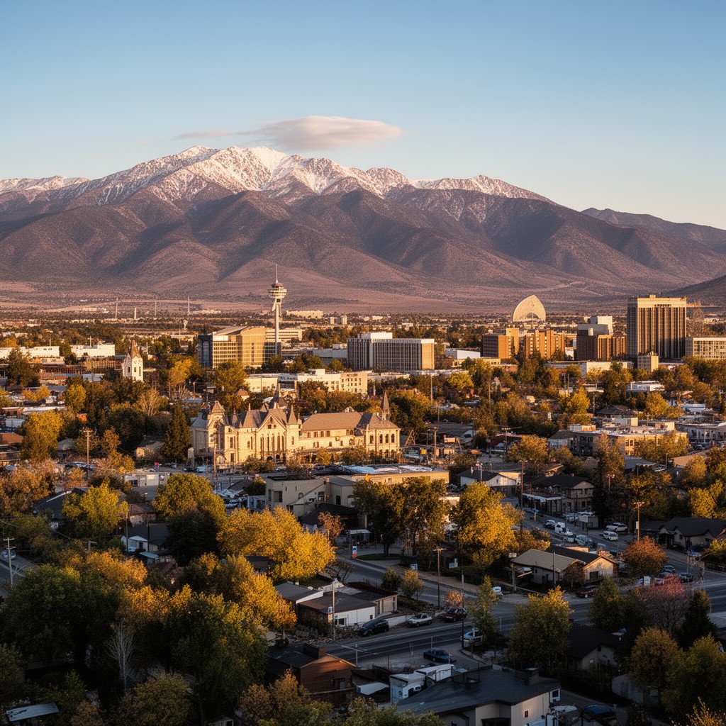 AI-generated illustration of Carson City