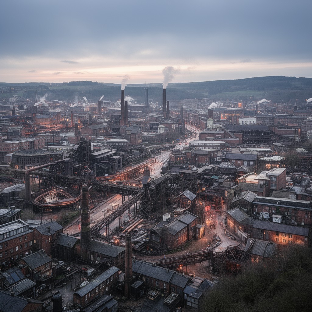 AI-generated illustration of Sheffield