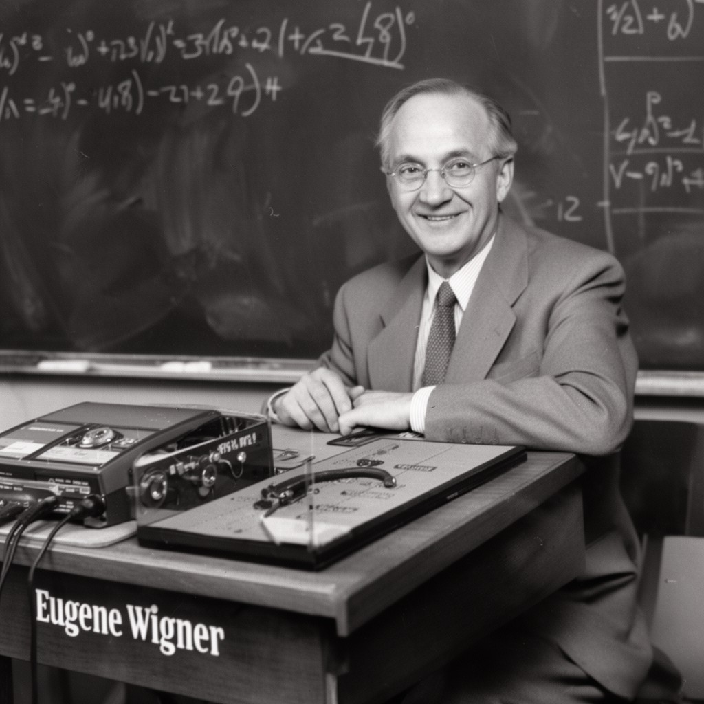 AI-generated illustration of Eugene Wigner