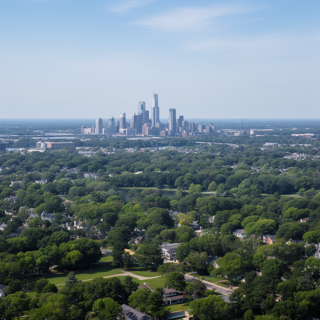 AI-generated illustration of Lake County, Illinois
