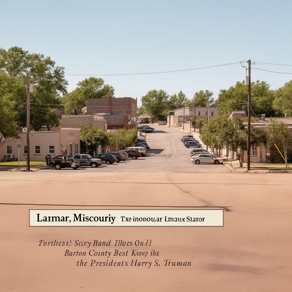 AI-generated illustration of Lamar, Missouri, United States