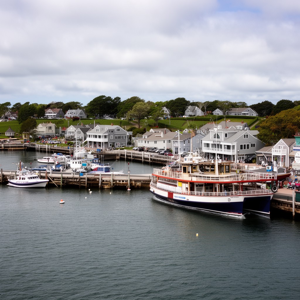 AI-generated illustration of Vineyard Haven