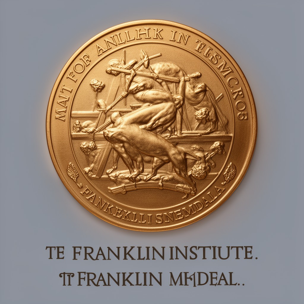AI-generated illustration of Franklin Medal