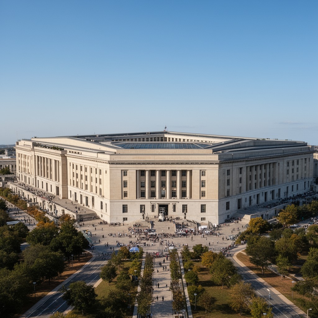 AI-generated illustration of Pentagon
