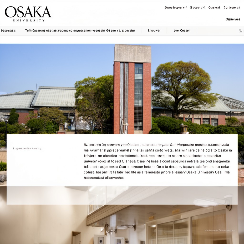 AI-generated illustration of Osaka University