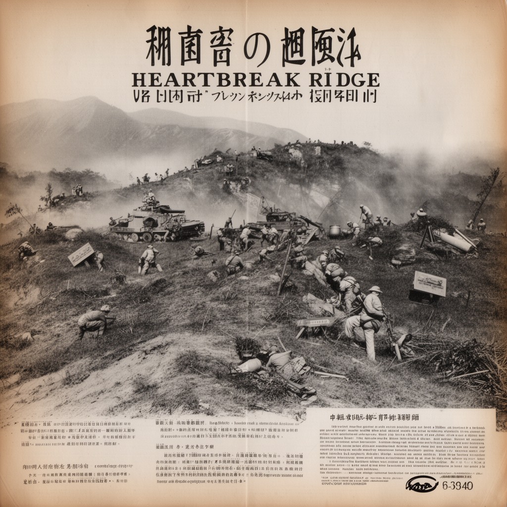 AI-generated illustration of Battle of Heartbreak Ridge