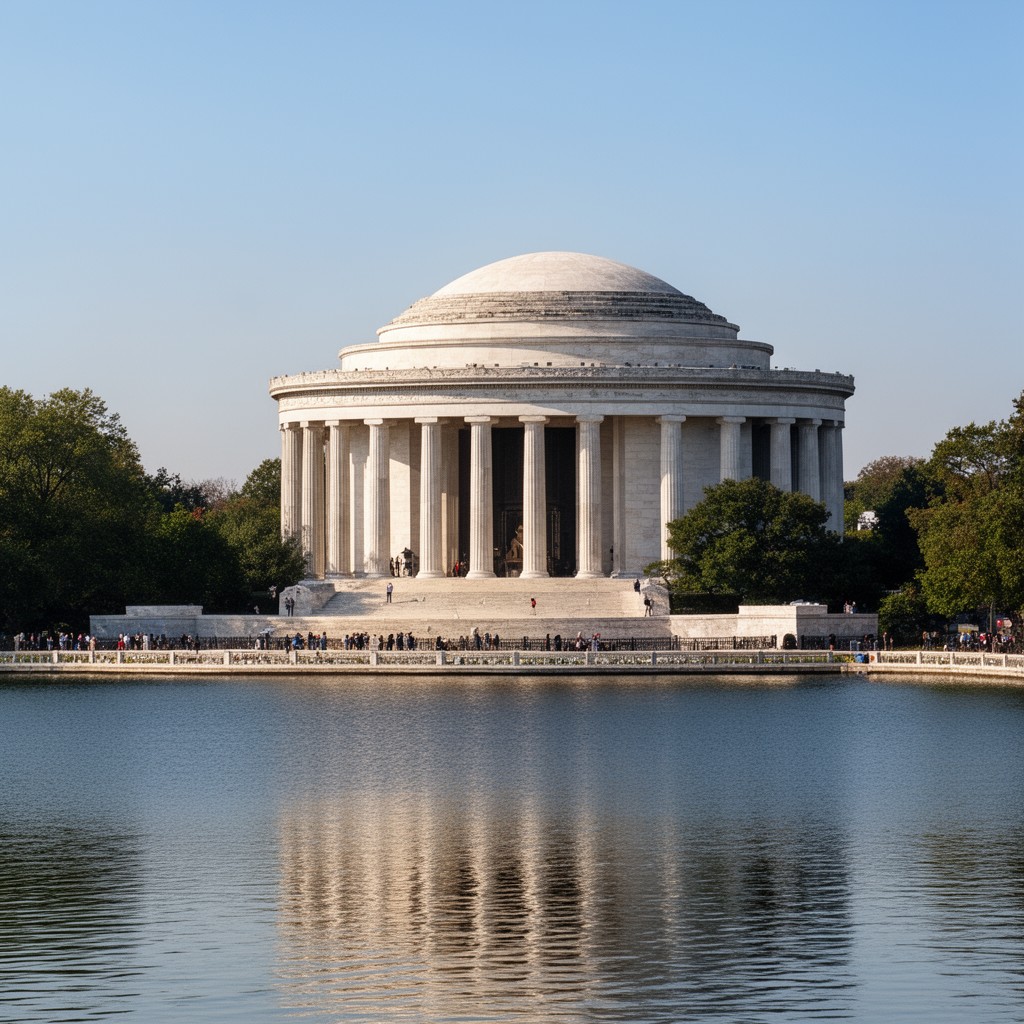 AI-generated illustration of Jefferson Memorial