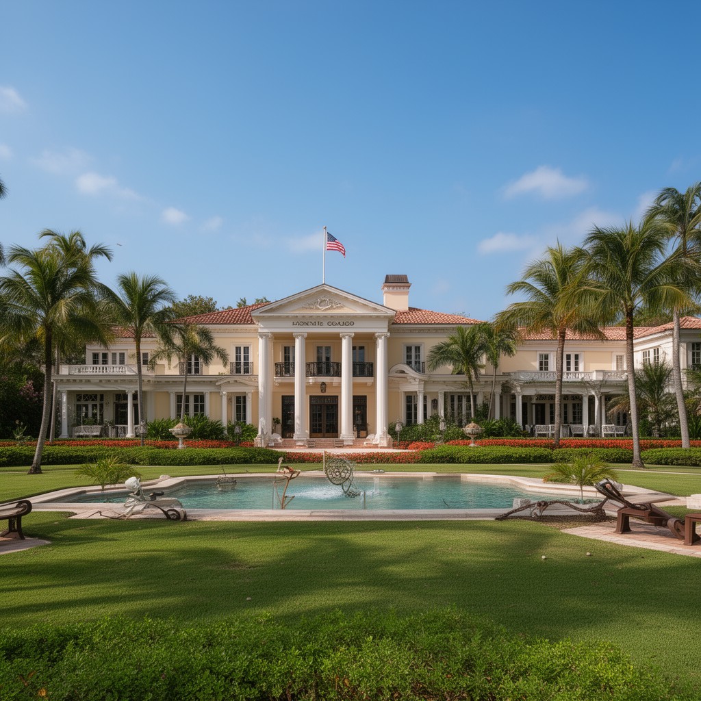 AI-generated illustration of Mar-a-Lago