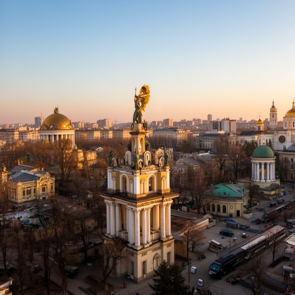 AI-generated illustration of Kyiv