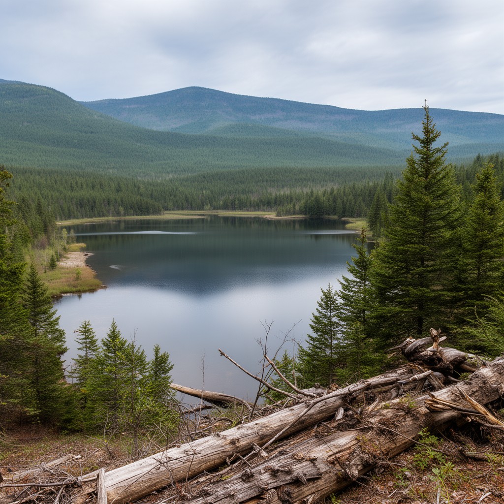 AI-generated illustration of Tupper Lake