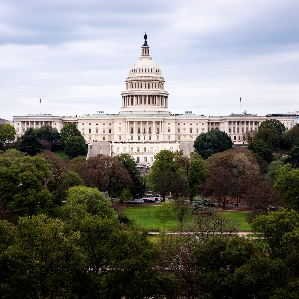AI-generated illustration of Capitol Hill