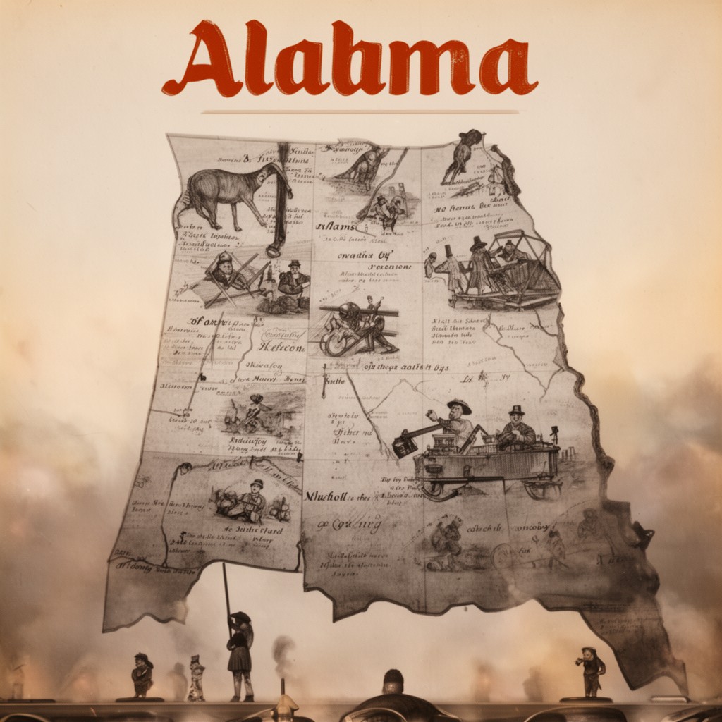 AI-generated illustration of Alabama