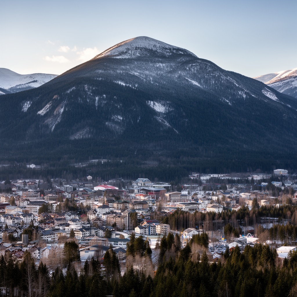 AI-generated illustration of Lillehammer