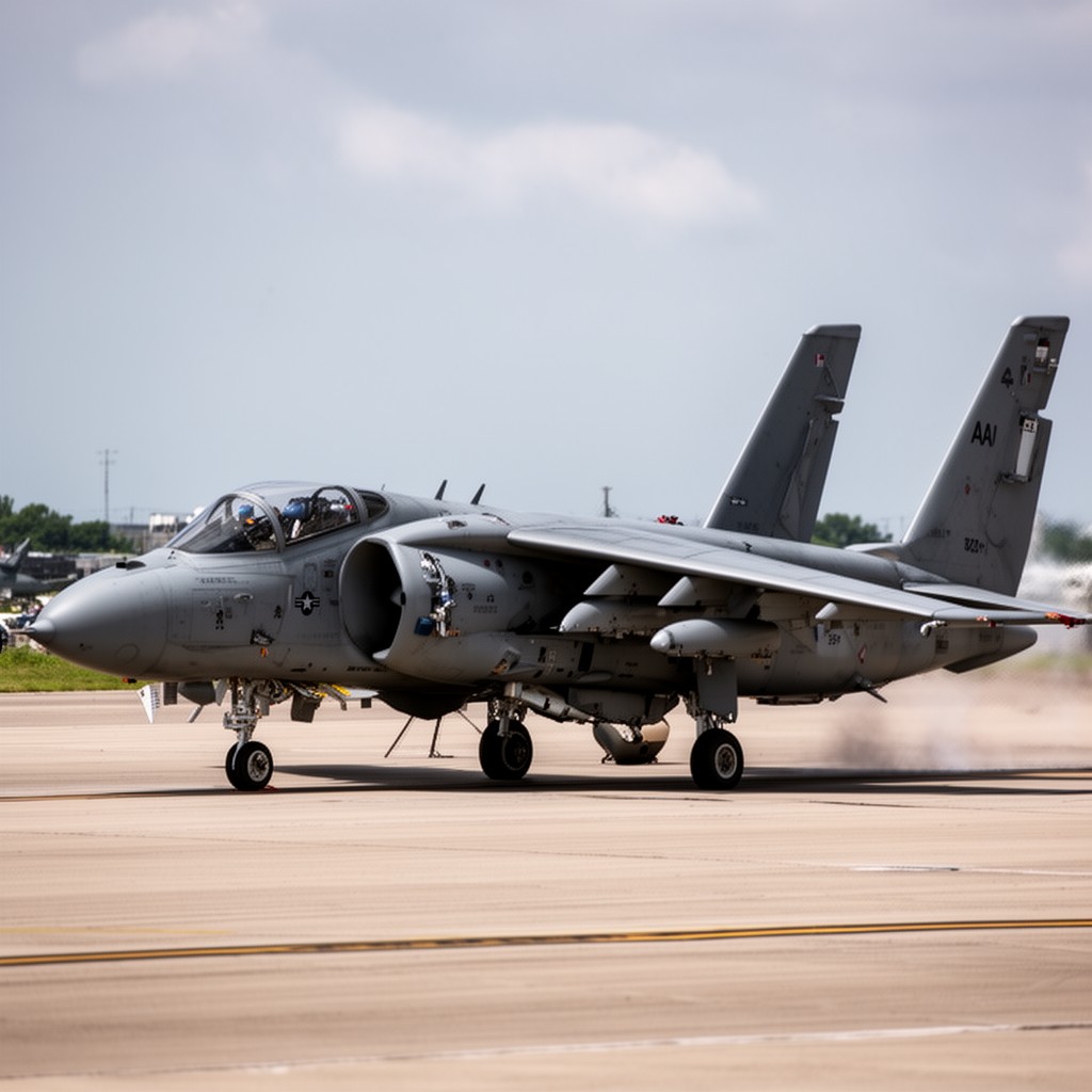 AI-generated illustration of AV-8B Harrier II