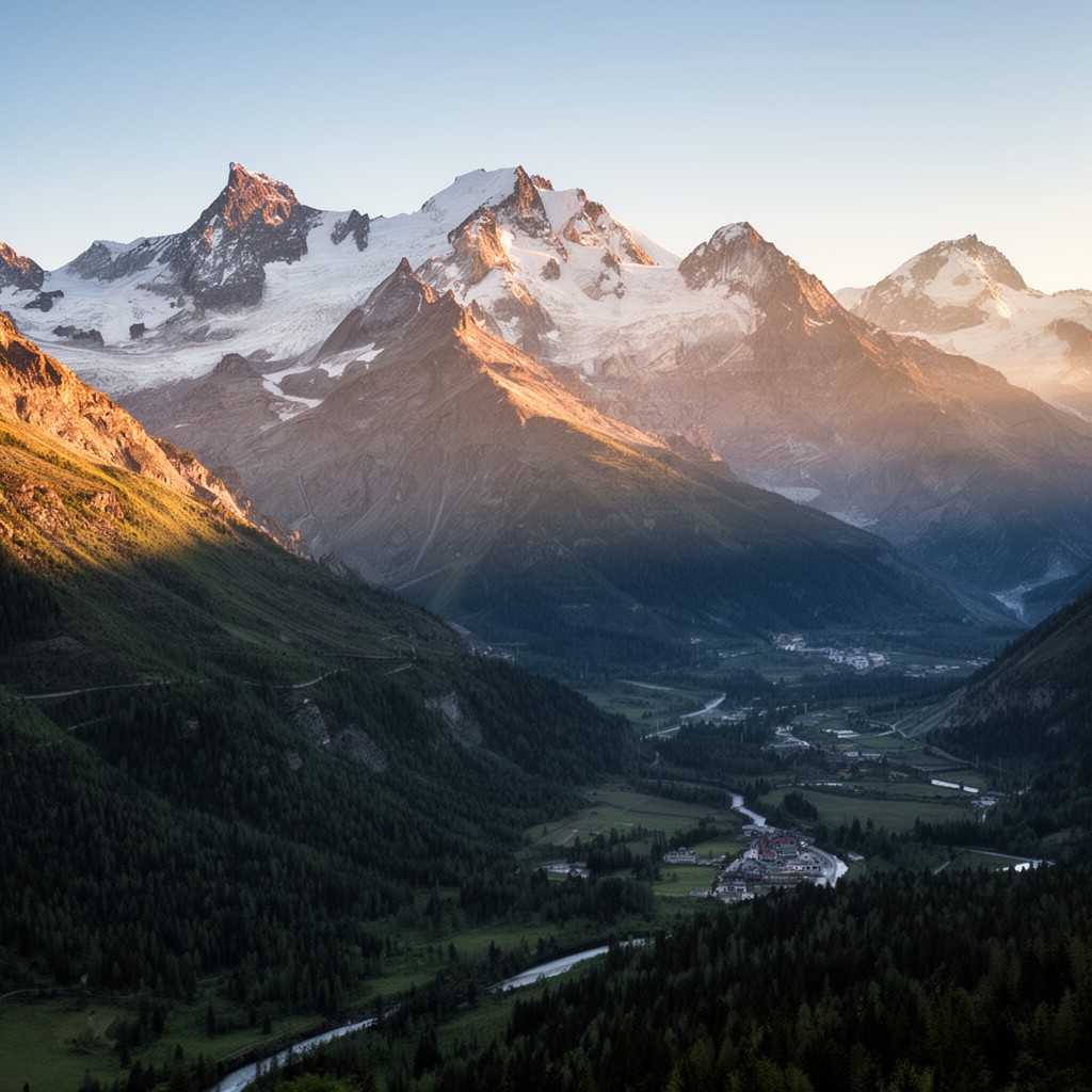 AI-generated illustration of Graian Alps