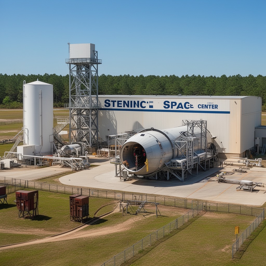AI-generated illustration of Stennis Space Center