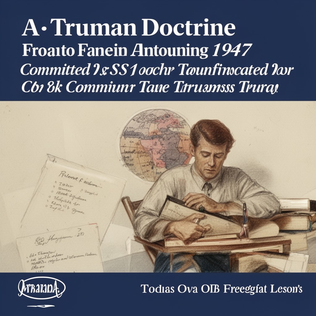 AI-generated illustration of Truman Doctrine