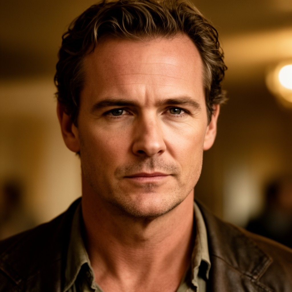 AI-generated illustration of Guy Pearce