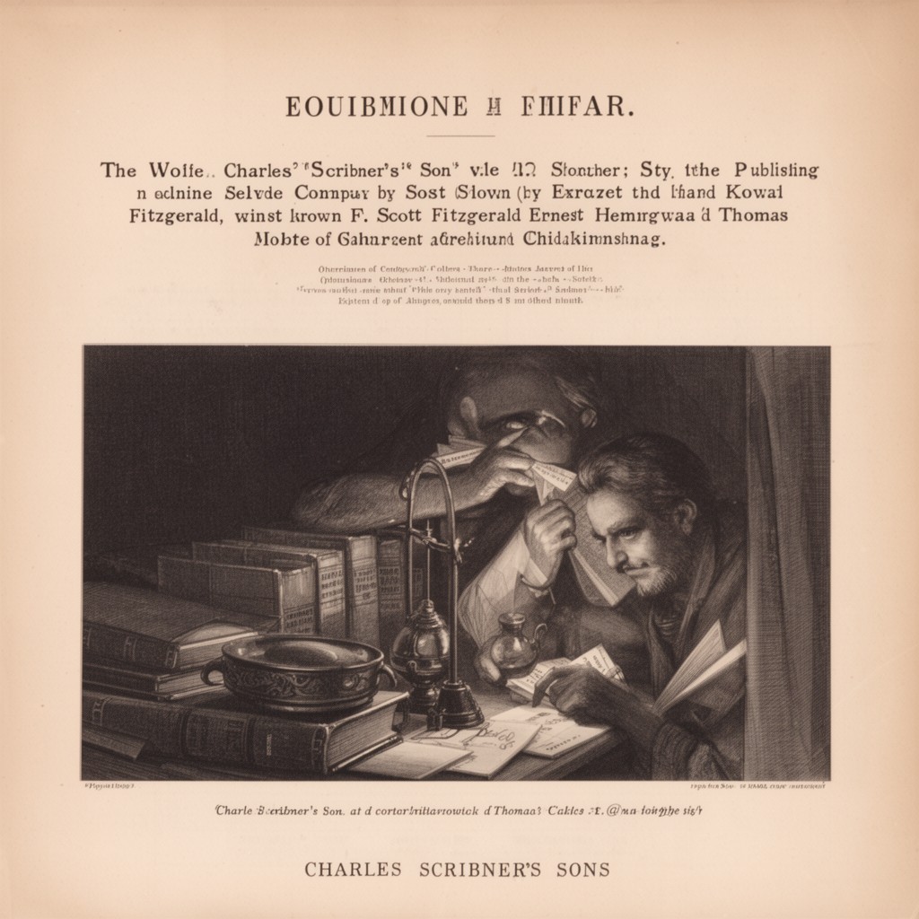 AI-generated illustration of Charles Scribner's Sons