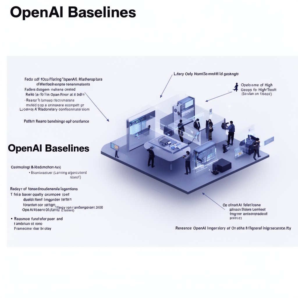 AI-generated illustration of OpenAI Baselines