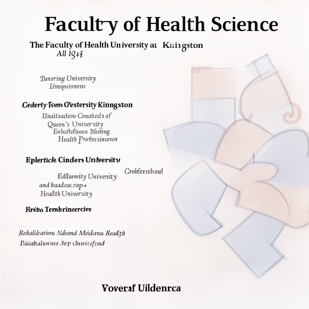 AI-generated illustration of Faculty of Health Sciences