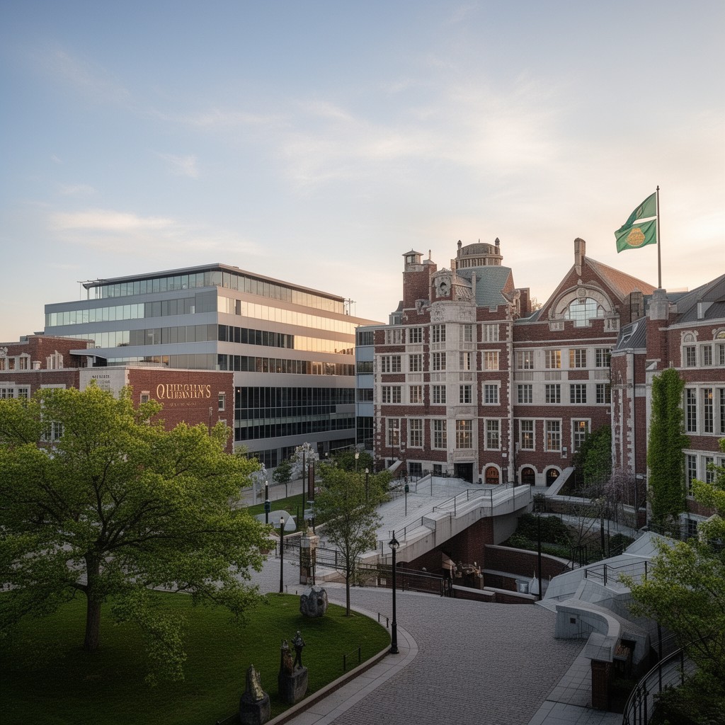 AI-generated illustration of West Campus