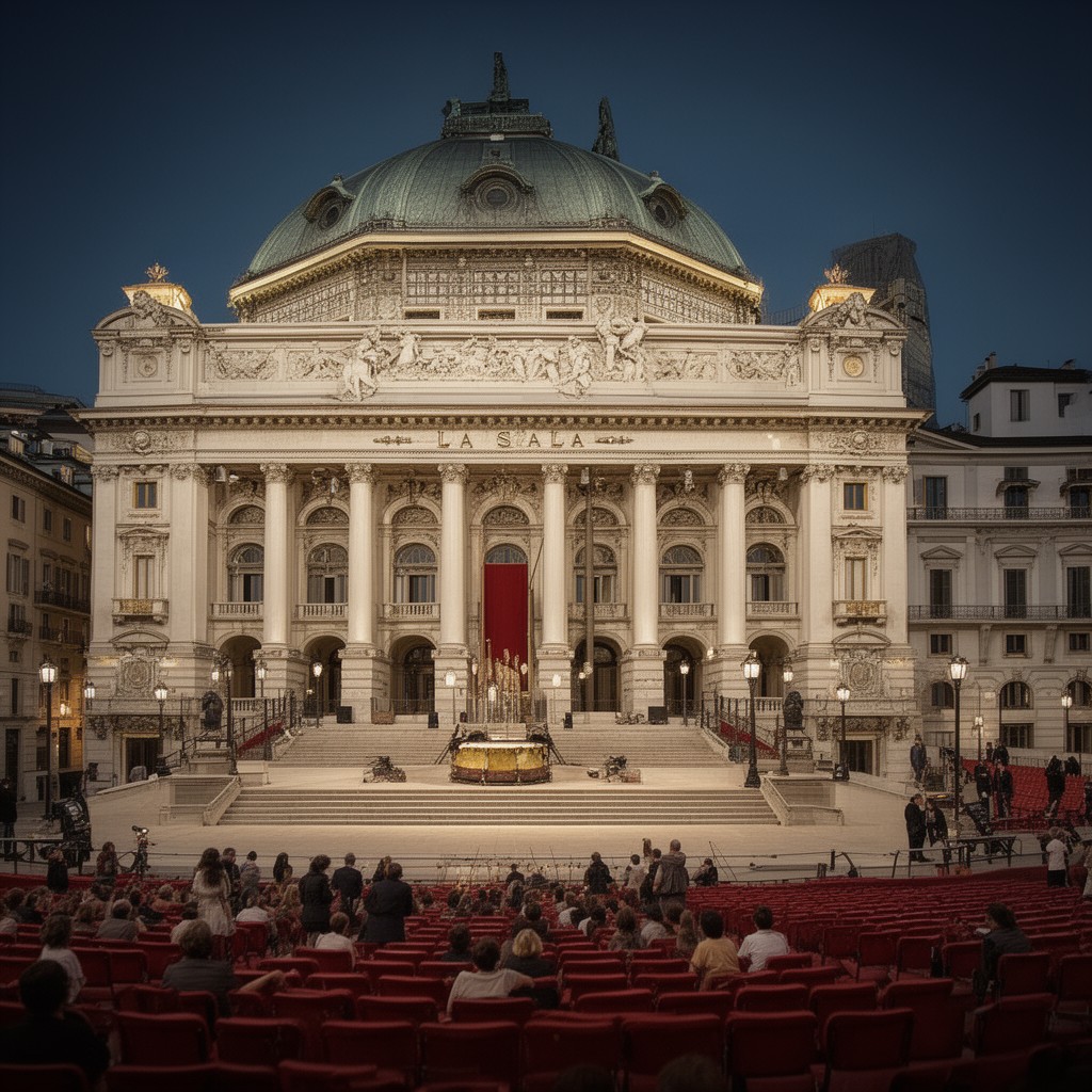 AI-generated illustration of La Scala