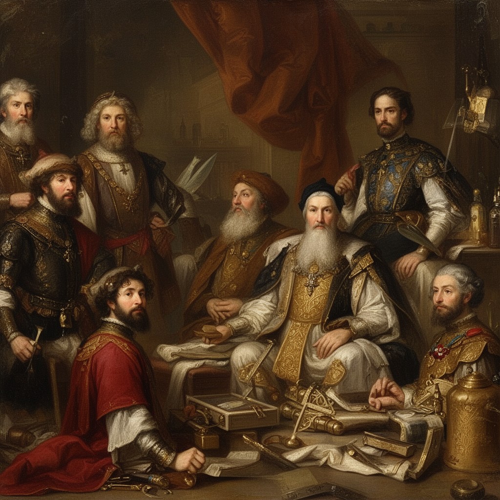 AI-generated illustration of Kings of France
