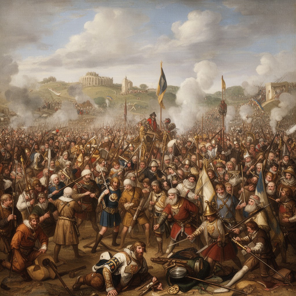 AI-generated illustration of Battle of Hastings