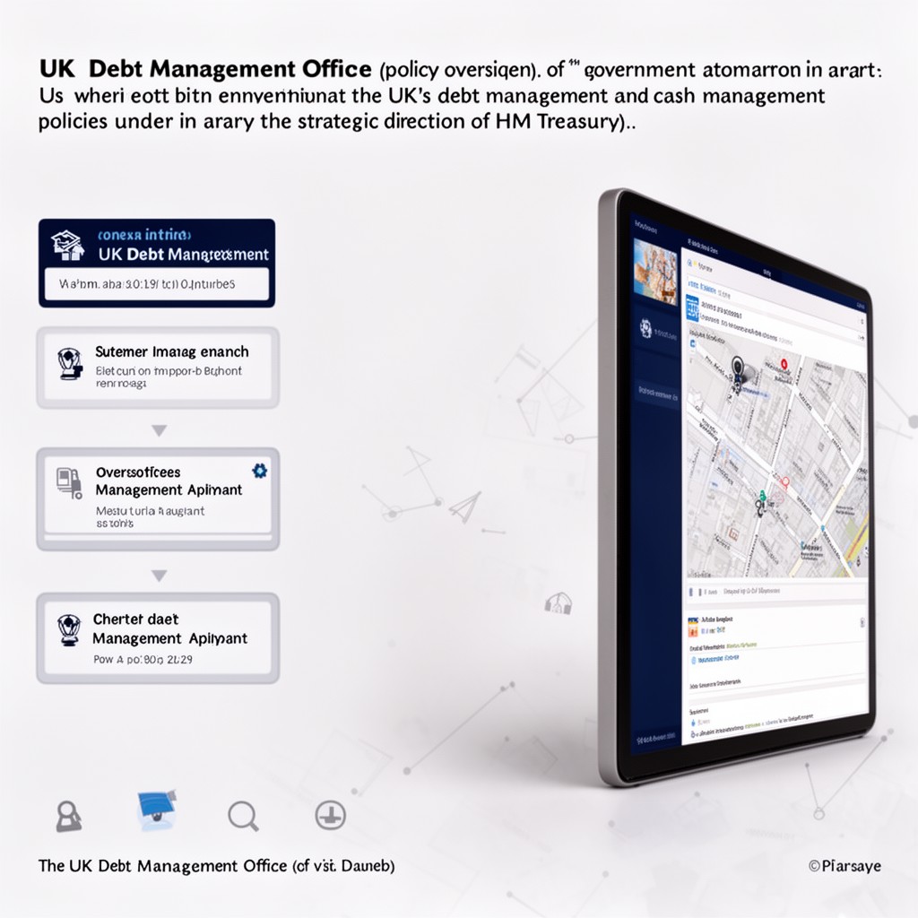 AI-generated illustration of UK Debt Management Office (policy oversight)