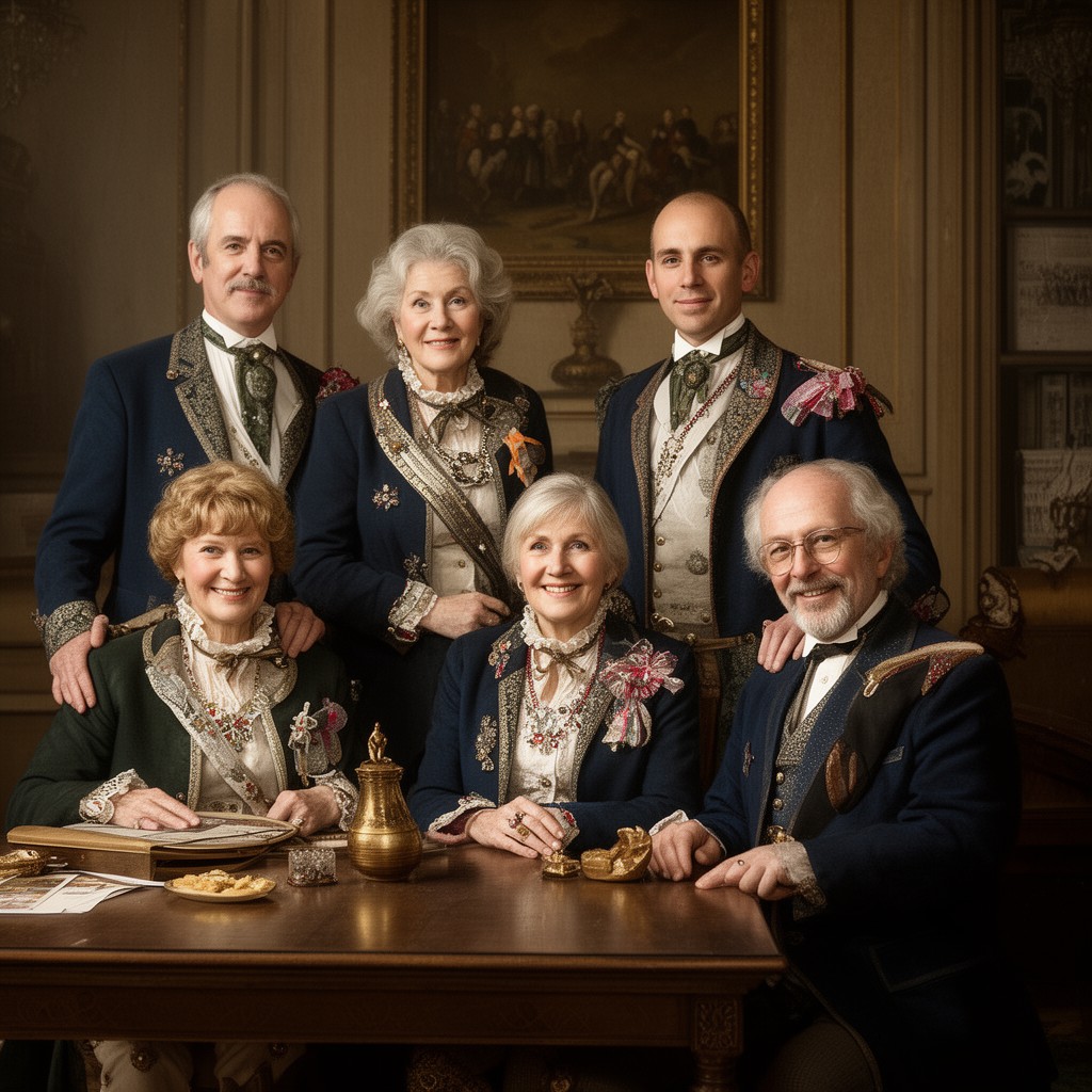 AI-generated illustration of Atholl family