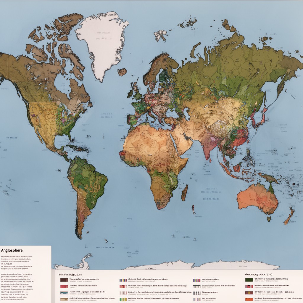AI-generated illustration of Anglosphere