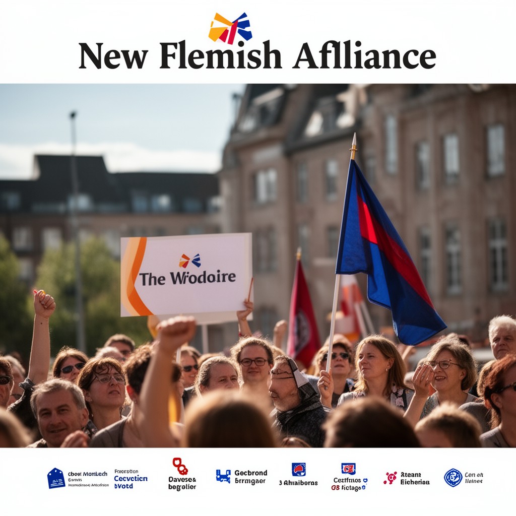 AI-generated illustration of New Flemish Alliance