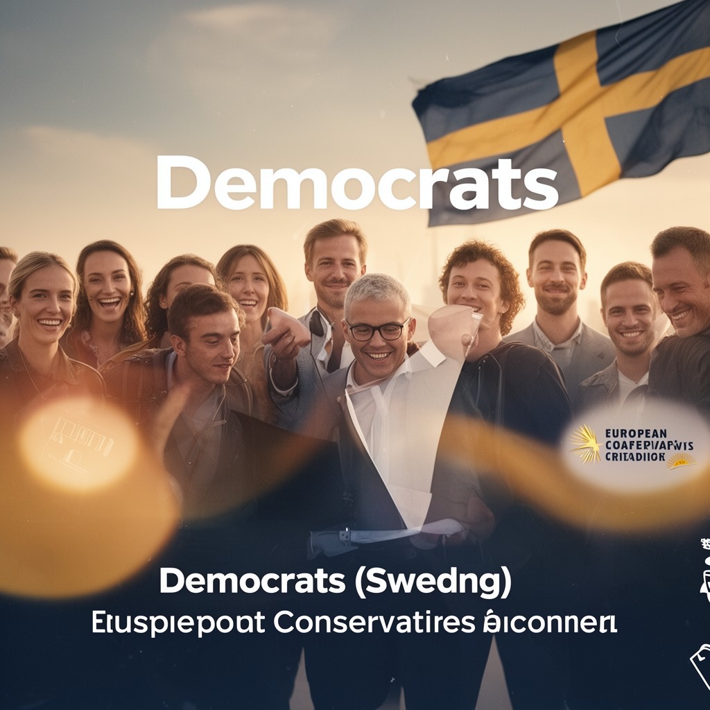 AI-generated illustration of Democrats (Sweden)