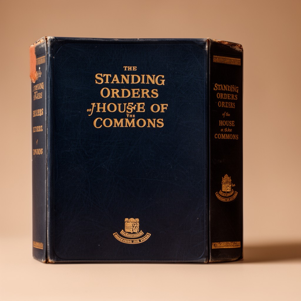 AI-generated illustration of Standing Orders of the House of Commons