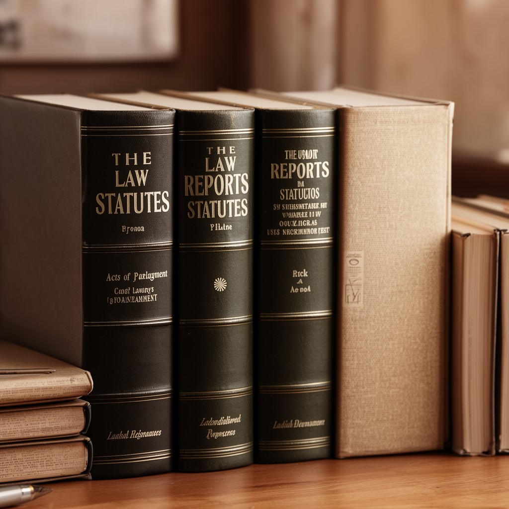 AI-generated illustration of The Law Reports Statutes
