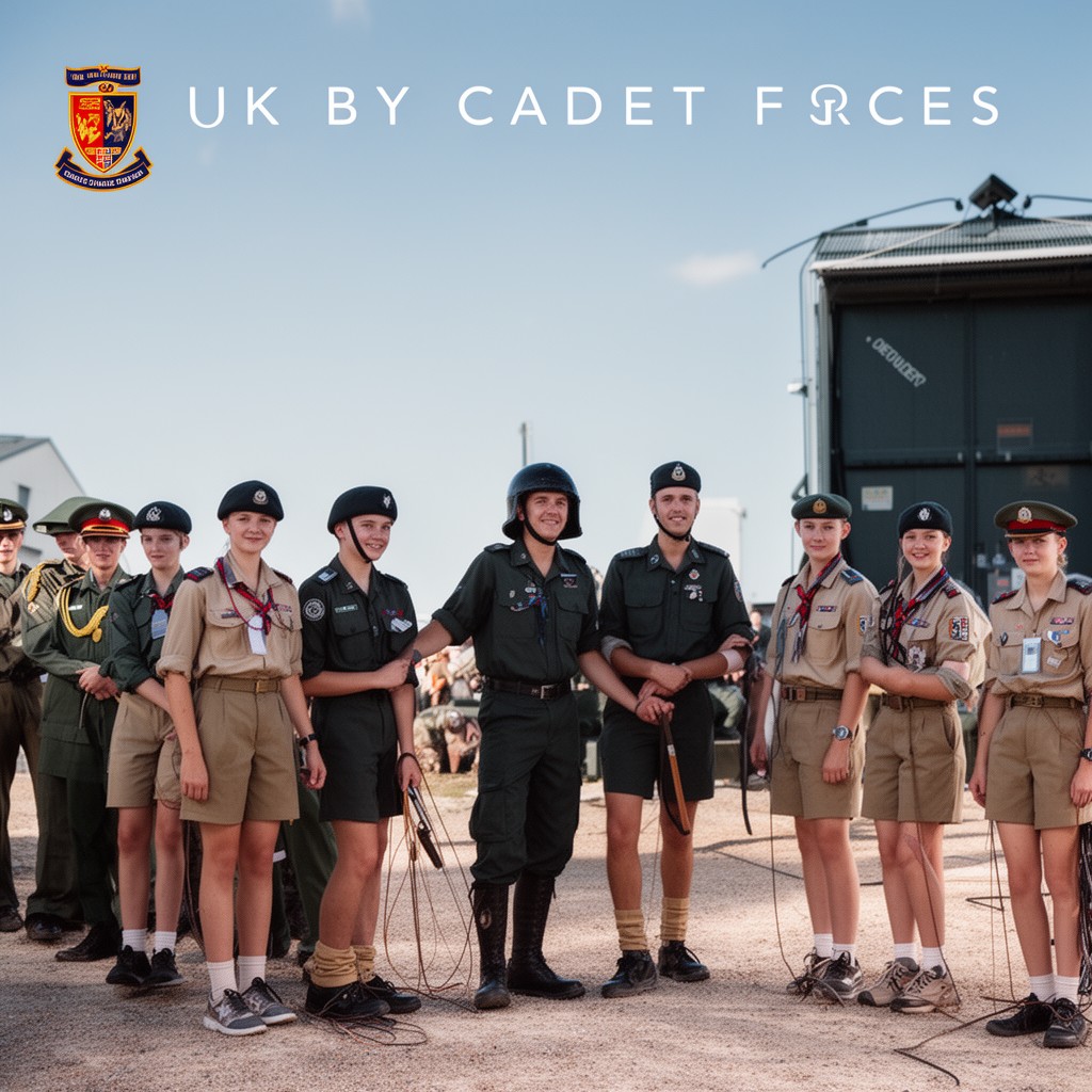 AI-generated illustration of UK Cadet Forces