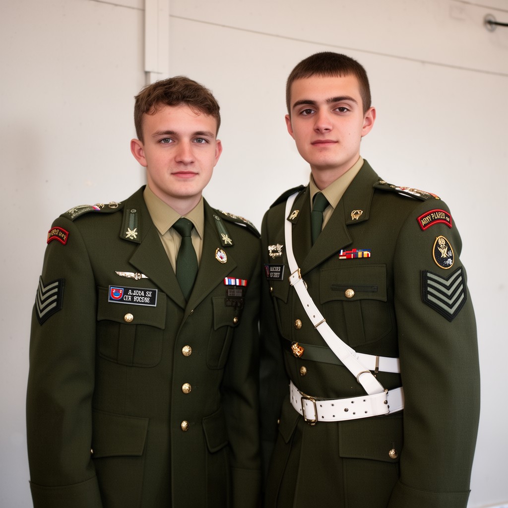 AI-generated illustration of Cadet Lance Corporal