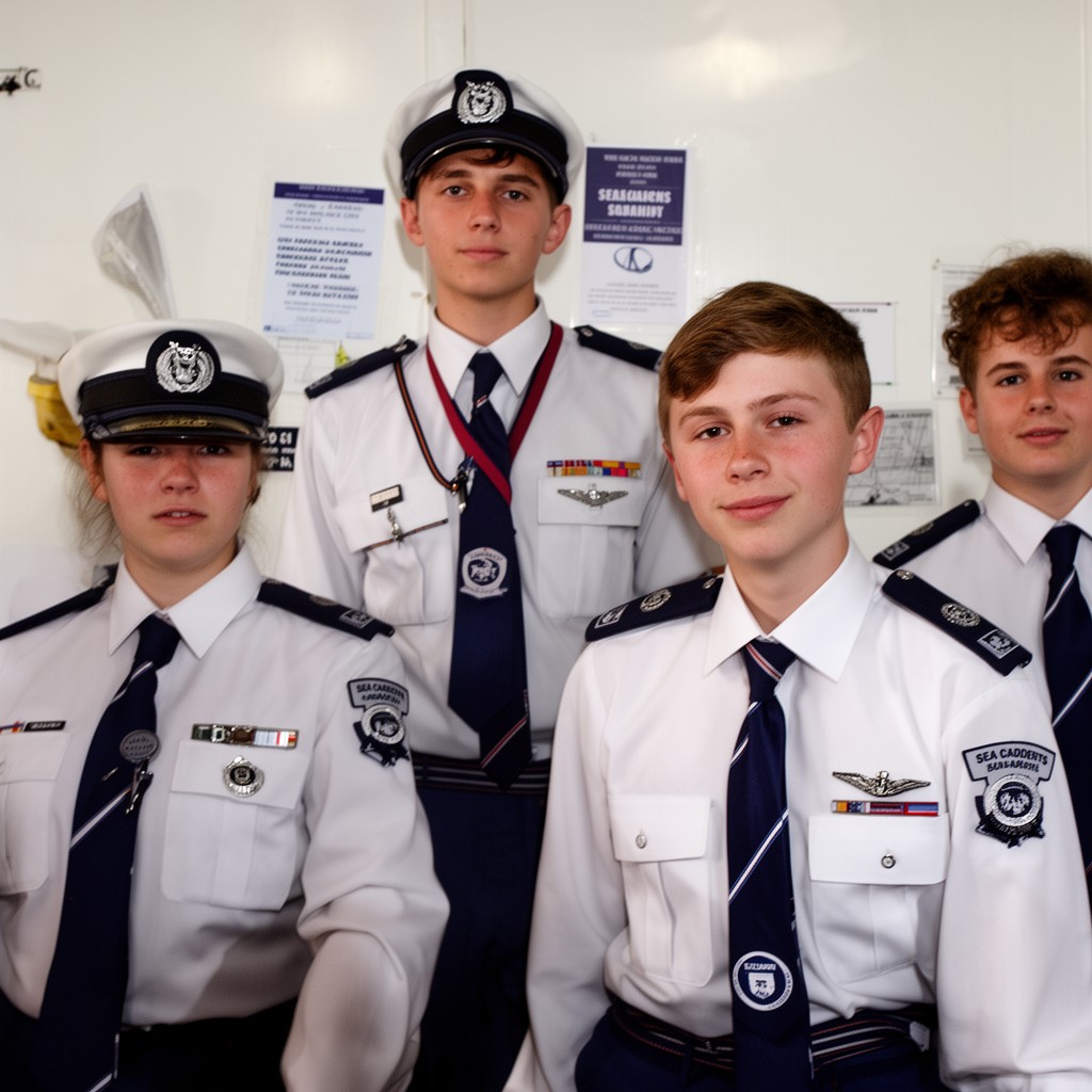 AI-generated illustration of Sea Cadets