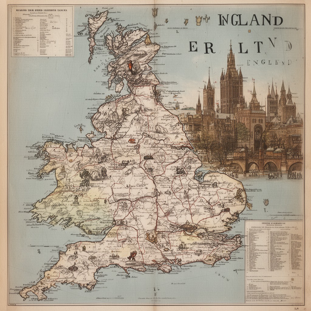 AI-generated illustration of England