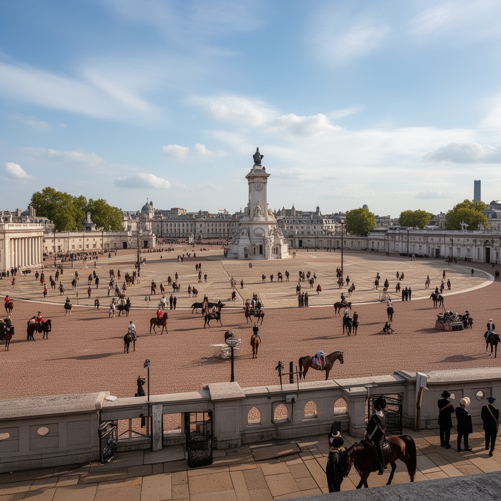 AI-generated illustration of Horse Guards Parade