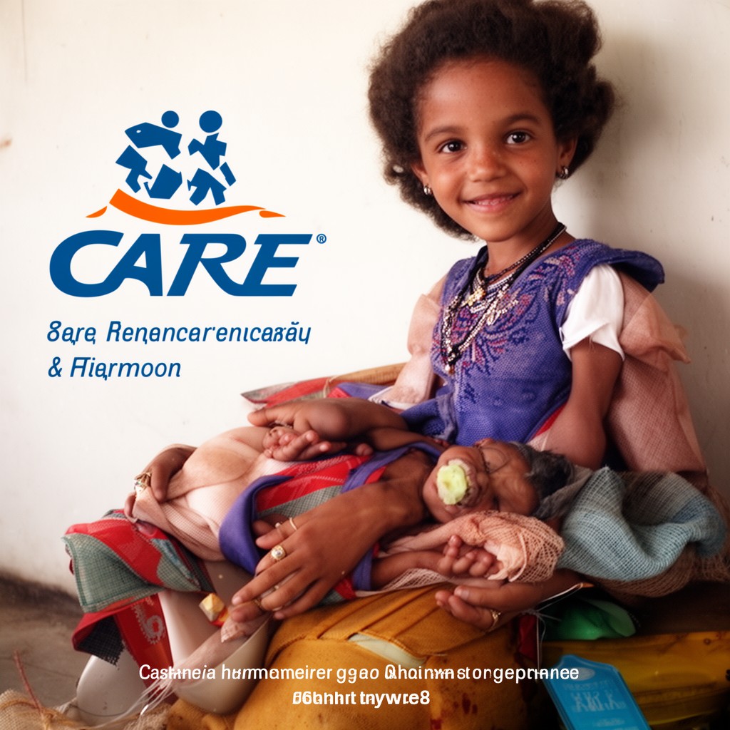 AI-generated illustration of CARE (humanitarian organization)