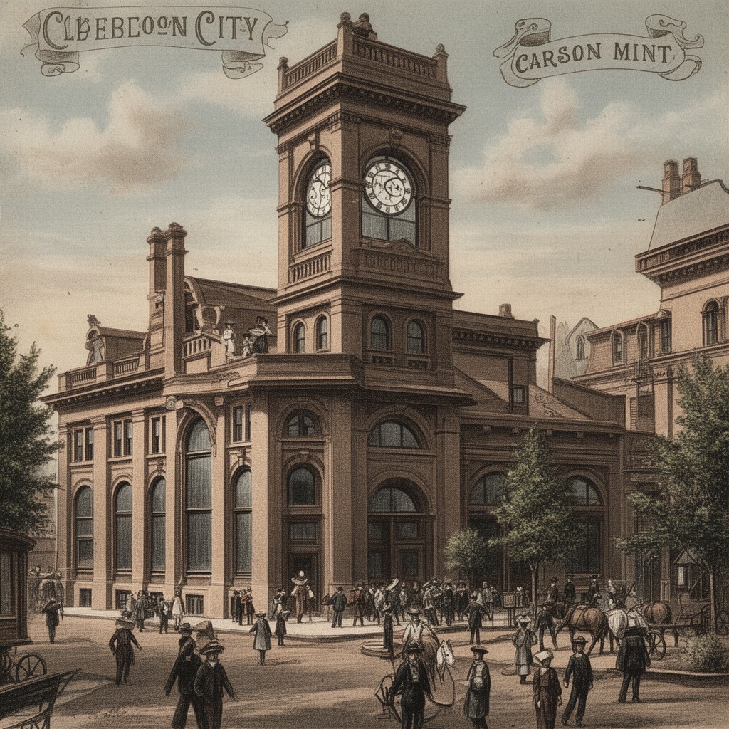 AI-generated illustration of Carson City Mint