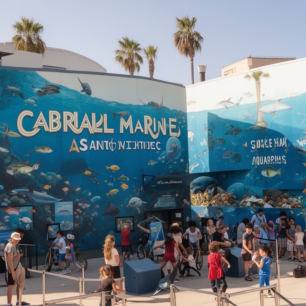 AI-generated illustration of Cabrillo Marine Aquarium
