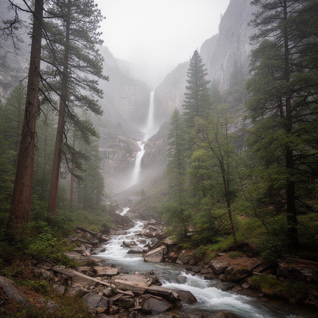 AI-generated illustration of Mist Trail