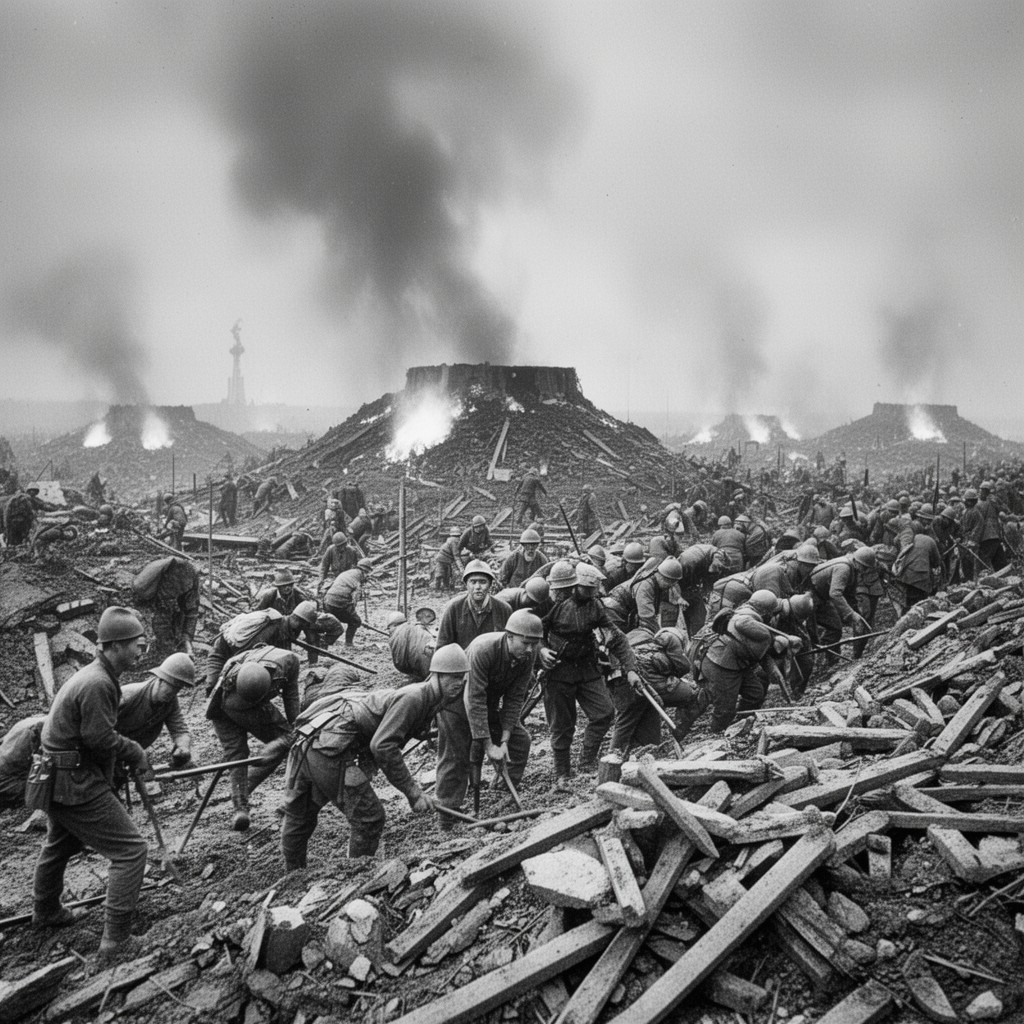 AI-generated illustration of Battle of Verdun