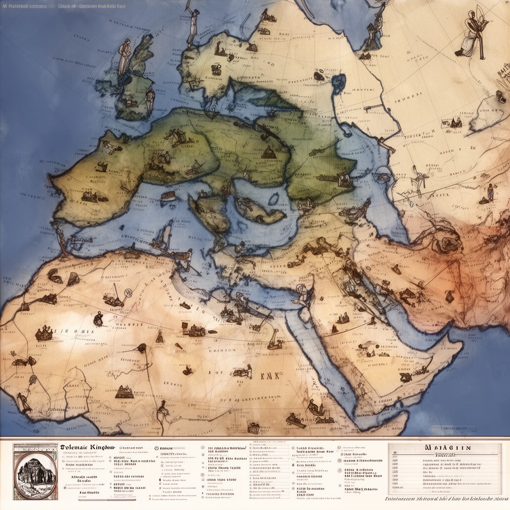 AI-generated illustration of Ptolemaic Kingdom