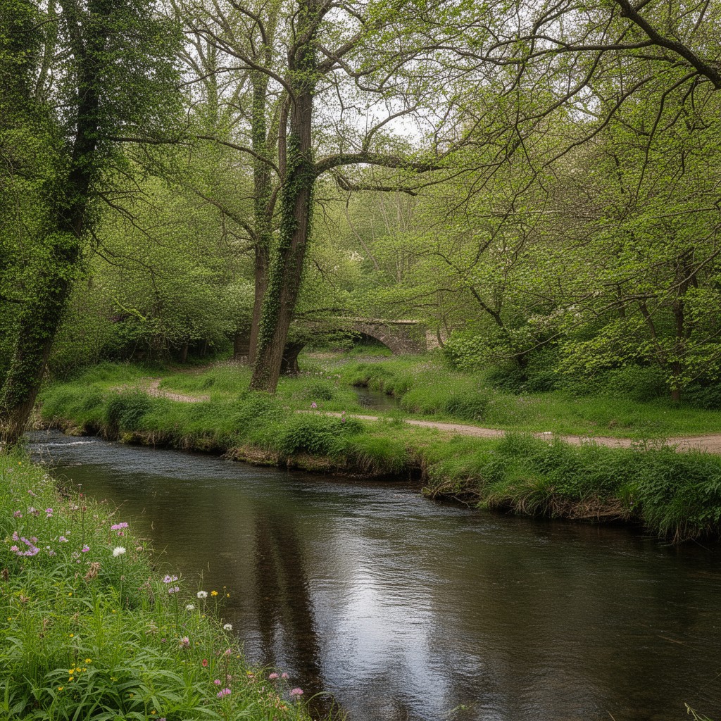 AI-generated illustration of River Mole