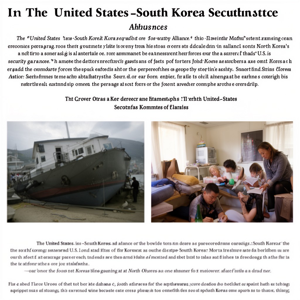 AI-generated illustration of United States–South Korea security alliance