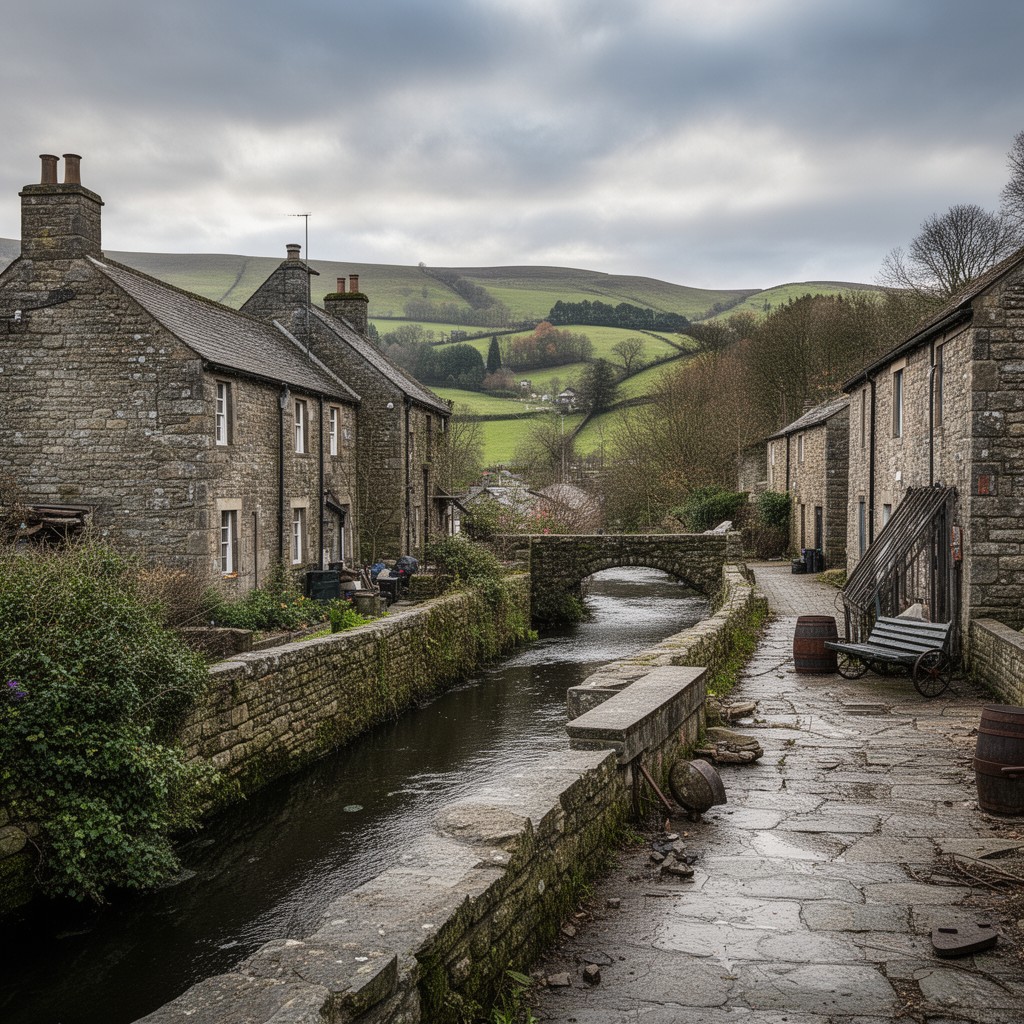 AI-generated illustration of Luddenden Foot